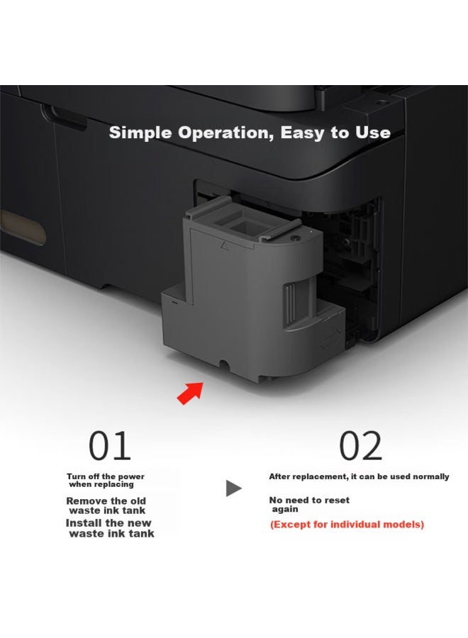 V4ink T04d1 Maintenance Box Suitable For Epson L6178 Maintenance Box L4168 Waste Ink Pad L6168 Waste Ink Tank L6198 L4266 L4153 L4158 Waste Ink Cartridge Ewmb2 L6268 L6279 - Image 1