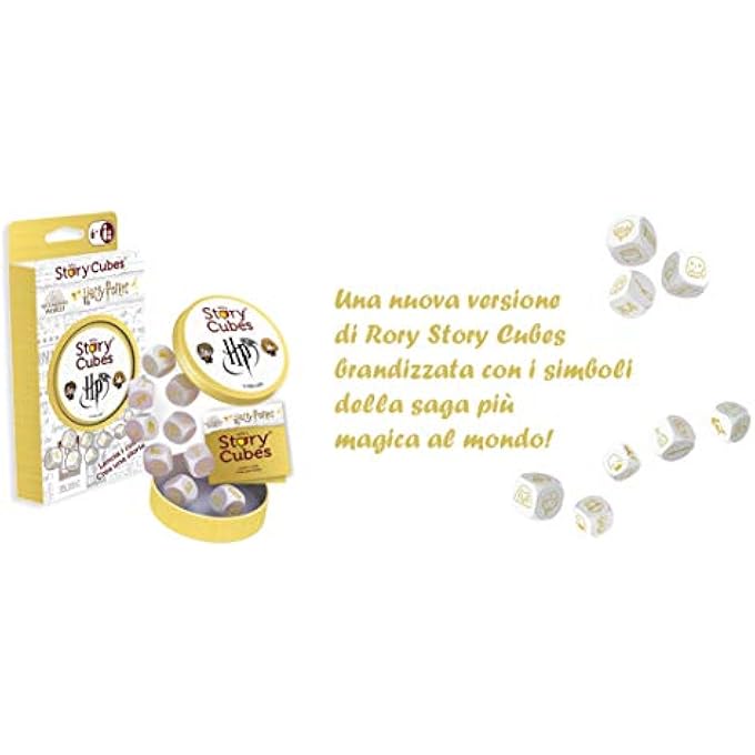 أسمودي Rorys Story Cubes Harry Potter Board Game لتطوير الخيال والخيال 6 سنوات من الطبعة الإيطالية - Image 5