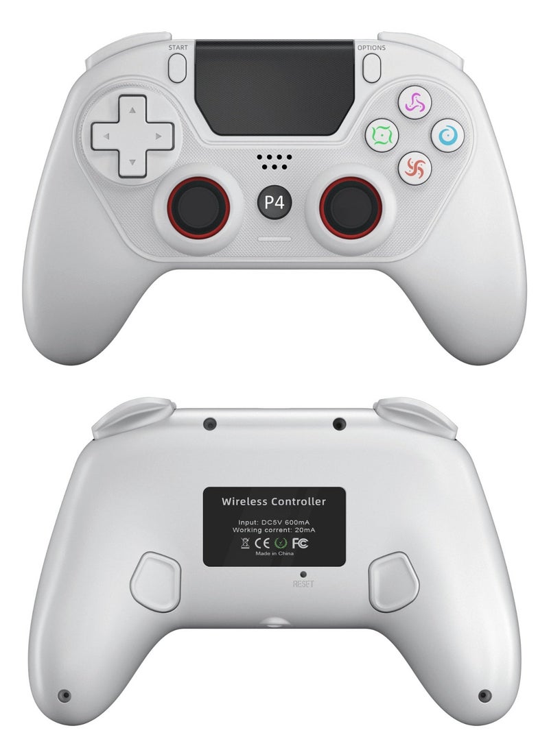 EGM Wireless Bluetooth Controller for PS4 and PC Gaming – Programmable Back Buttons, 6-Axis Gyro, Dual Vibration Gamepad with USB-C (Supports Steam & DS4Windows) - Image 1