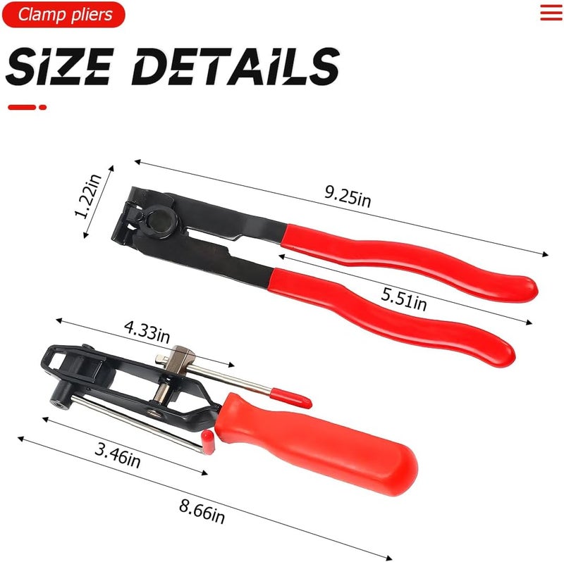 BELOMI CV Boot Clamp Pliers Tool Kit - Image 2