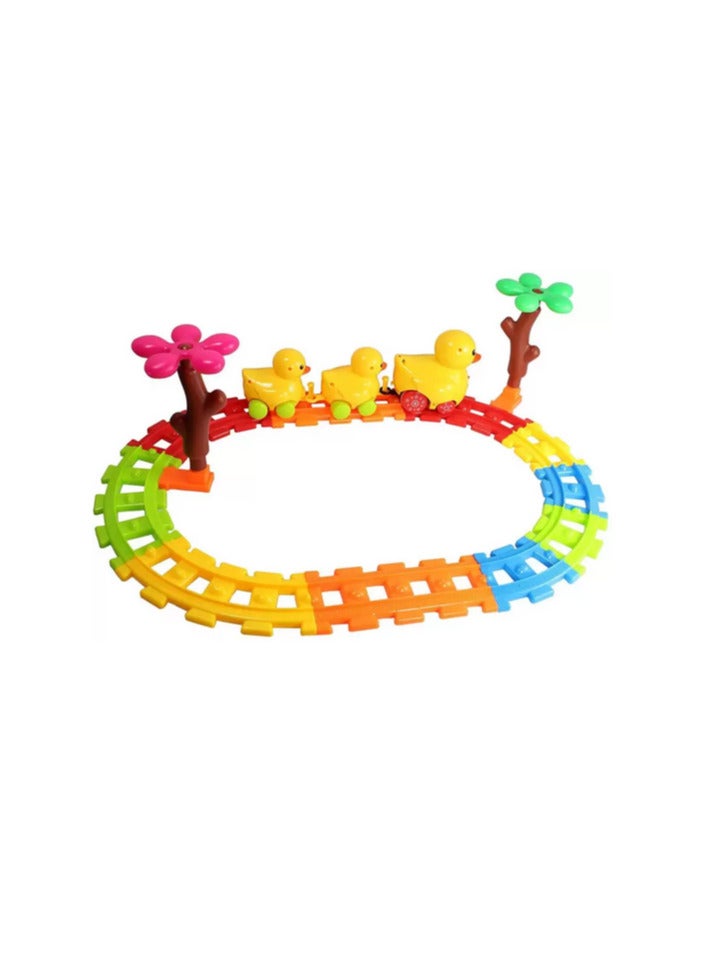 Duck train toy for children, age 3, multi-colour - Image 4