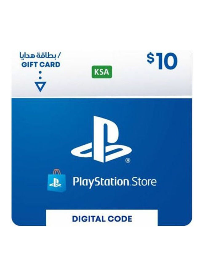 Playstation KSA 10 USD Gift Card