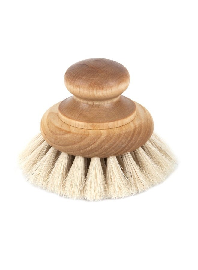 Bath Brush with Knob in Birch