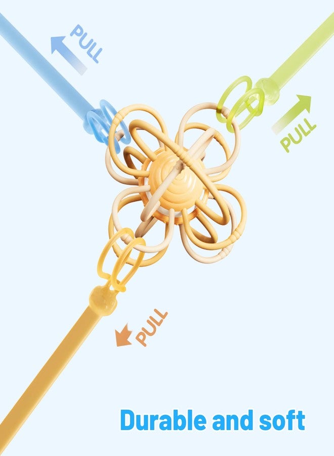 سلسلة حامل لهاية للأطفال مكونة من 4 قطع، مزودة بمشبك لهاية، تصميم متين وخفيف الوزن لعربات الأطفال ومقاعد السيارة، طقم سلسلة لهاية هدية بأربعة ألوان - Image 5