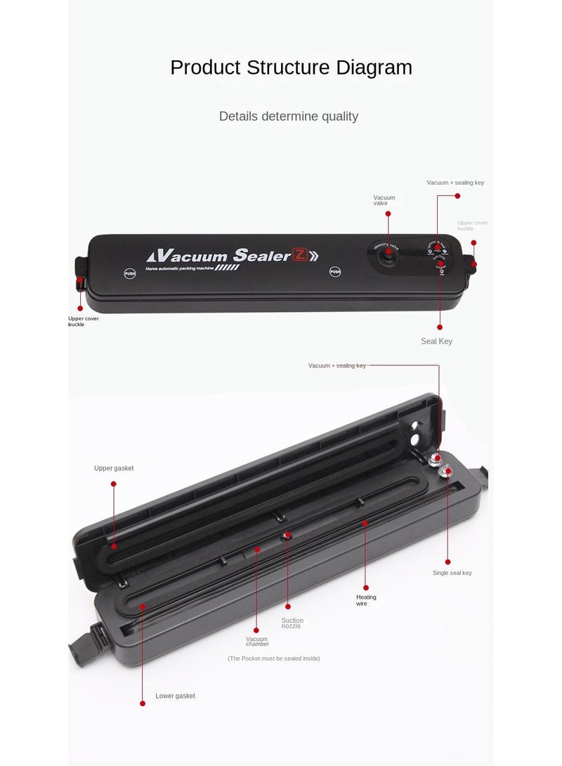 General Home Vacuum Sealer Machine With Bags Set  - Image 2