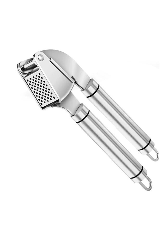 Garlic Press Stainless Steel - Premium Professional Grade Garlic Mincer, Crusher  Peeler Set - Easy Clean, Dishwasher Safe  Rust-proof  - Image 1