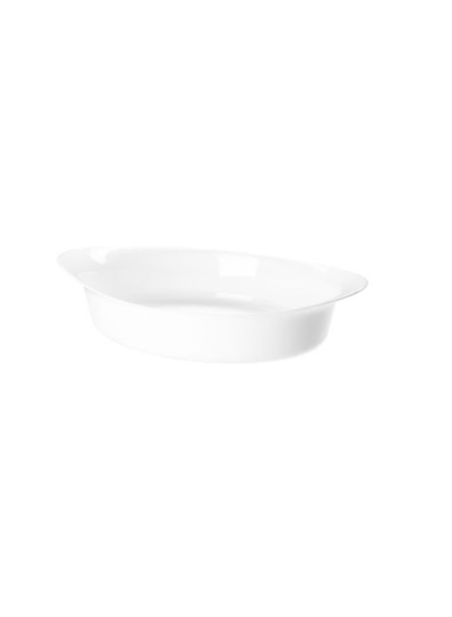 طبق فرن، أبيض، 30 × 19 سم - Image 1
