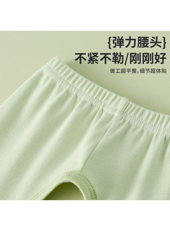 Doxiluka baby Open-crotch Pants Spring Infant Trousers Cotton Thermal Underwear Cute - Image 5