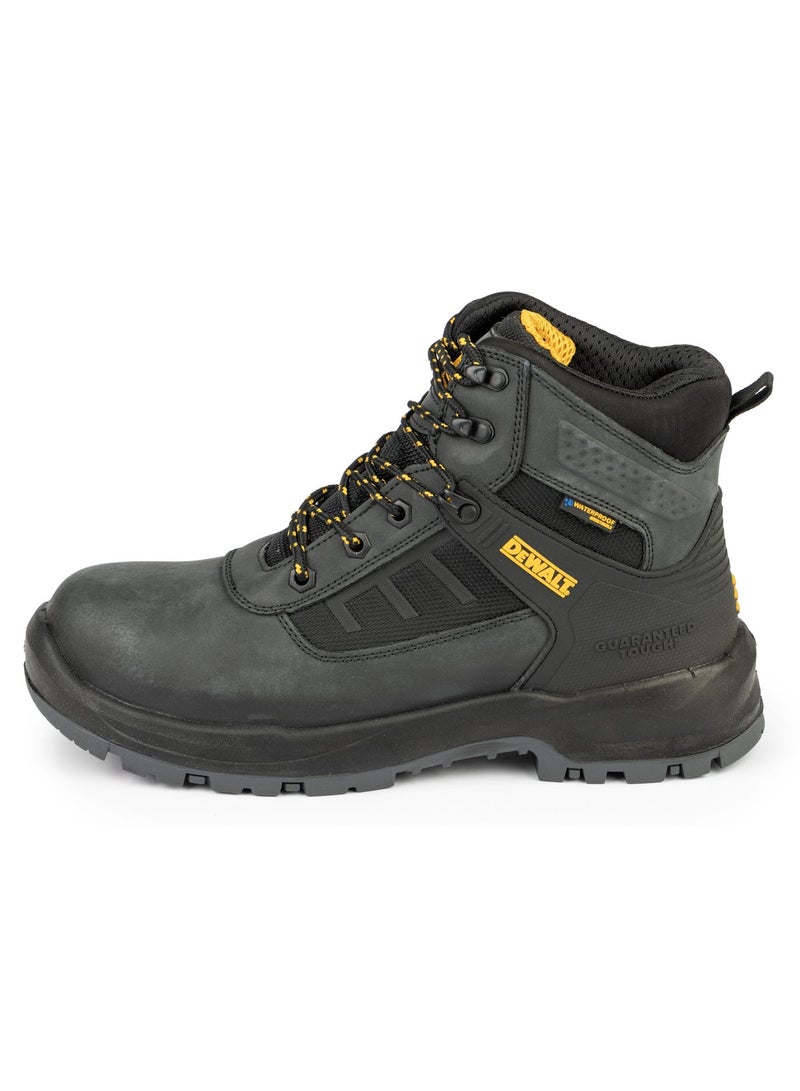DeWalt Douglas Men’s 5-Inch Waterproof Steel Toe Safety Work Boots - Black - Image 1