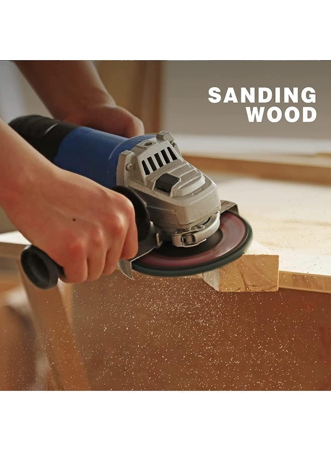 ECVV 10 Pack Flap Disc 115mm (4.5â€) Flapper Wheel Fine Processing Grinding Wheels Flap Disc for Angle Grinder Wood & Metal Sanding (60 Grit) Blue - Image 5