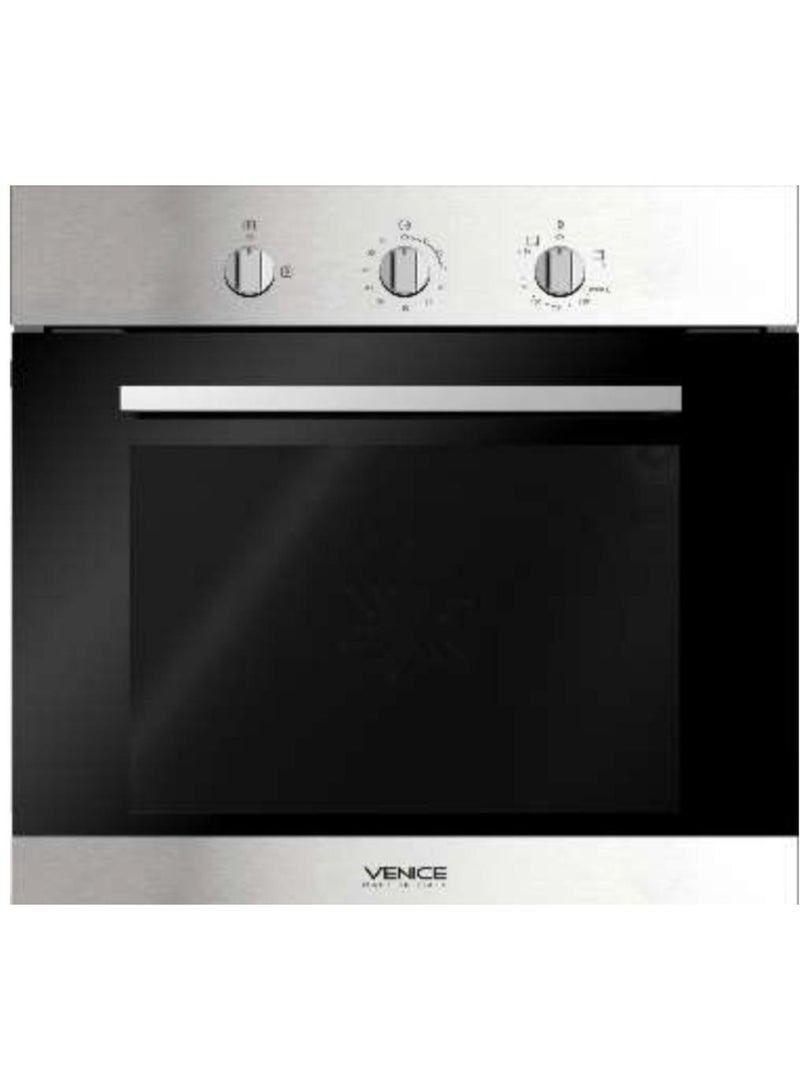 فينيس فرن غاز مدمج 60سم - 3مفتاح - مروحة تبريد - صمام أمان شواية الدجاج - اشعال ذاتي - Image 1