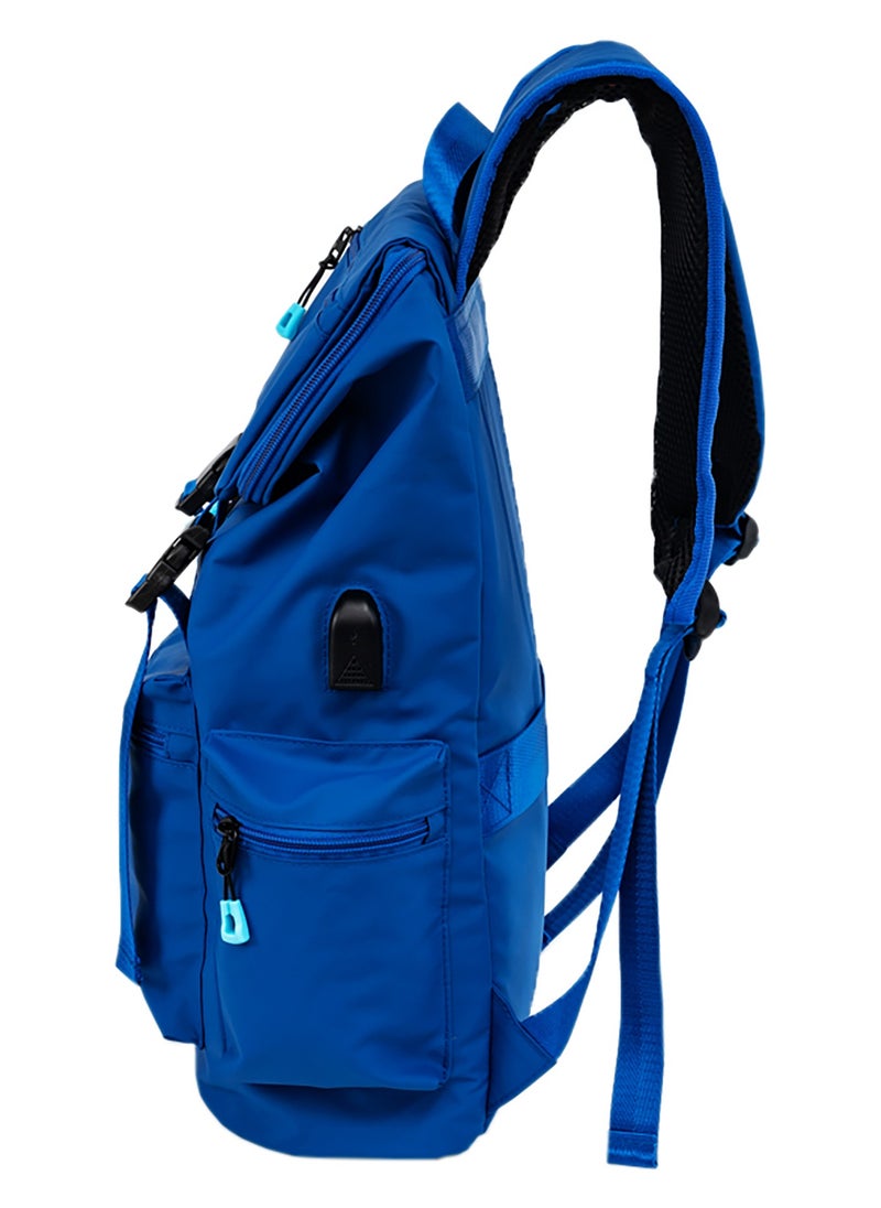 Anemoss - Anemoss Laptop Backpack, Waterproof Backpack for Women and Men, Work Bag with Laptop Compartment, 15 inch Laptop and Notebook, for Travel - Hiking, Navy Blue - Image 1