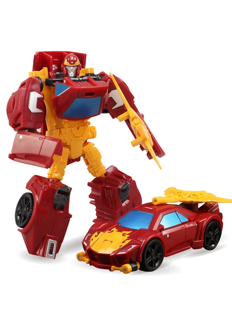 Transformed Toy Car Children's Educational Model Boy Birthday Gift Robot Figure Desktop Ornaments (Hot Break) - Image 1
