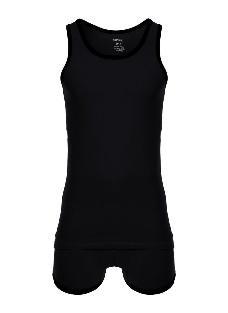 COTTONIL - Cottonil Everyday Underwear Set For Men , BLack - Image 1