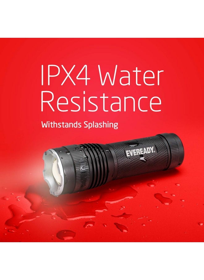 Eveready Eveready LED Flashlights (4-Pack) S300 PRO, IPX4 Water Resistant Tactical Flashlight, Bright EDC Torches for Camping, Outdoors, Power Outage Emergencies  - Image 3