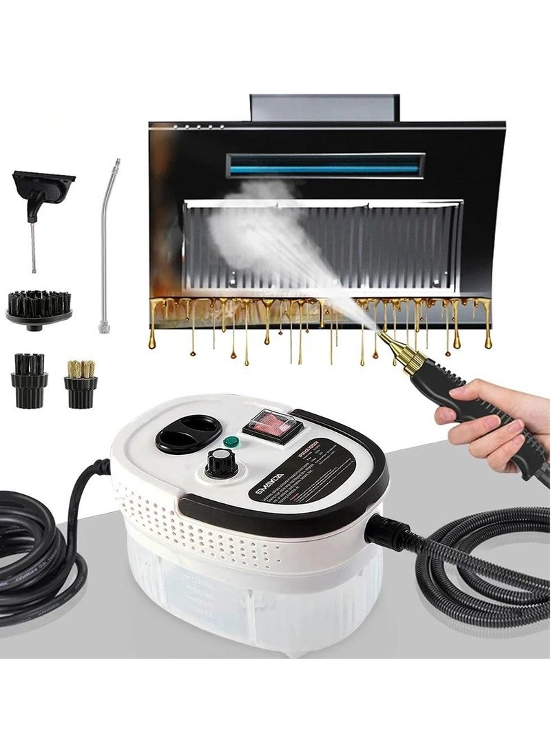 Rabos Portable Steam Cleaner,High-Temperature High-Pressure Steam Cleaning Machine With1200ml water Tank for Kitchens, Bathrooms, Car - Image 1