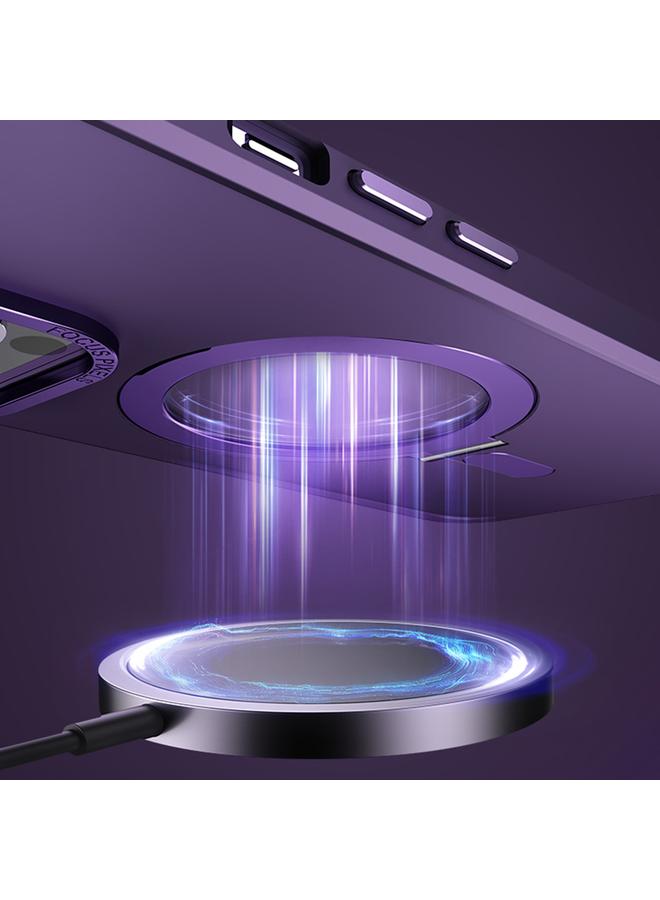 S-TOP Case For iPhone 14 Pro Max Skin Feel MagSafe Shockproof Protective Phone Case with Holder - Image 5