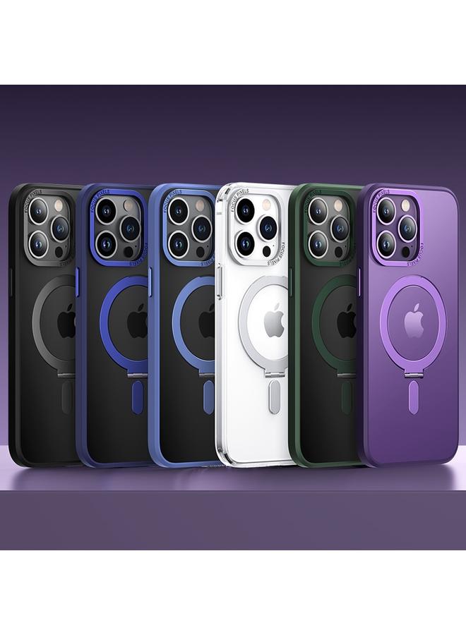 S-TOP Case For iPhone 14 Pro Max Skin Feel MagSafe Shockproof Protective Phone Case with Holder - Image 3