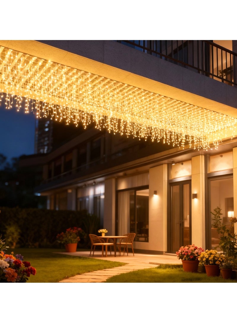 zayo LED Icicle Light Warm White 3 Meter x 50 Centimer - Image 1