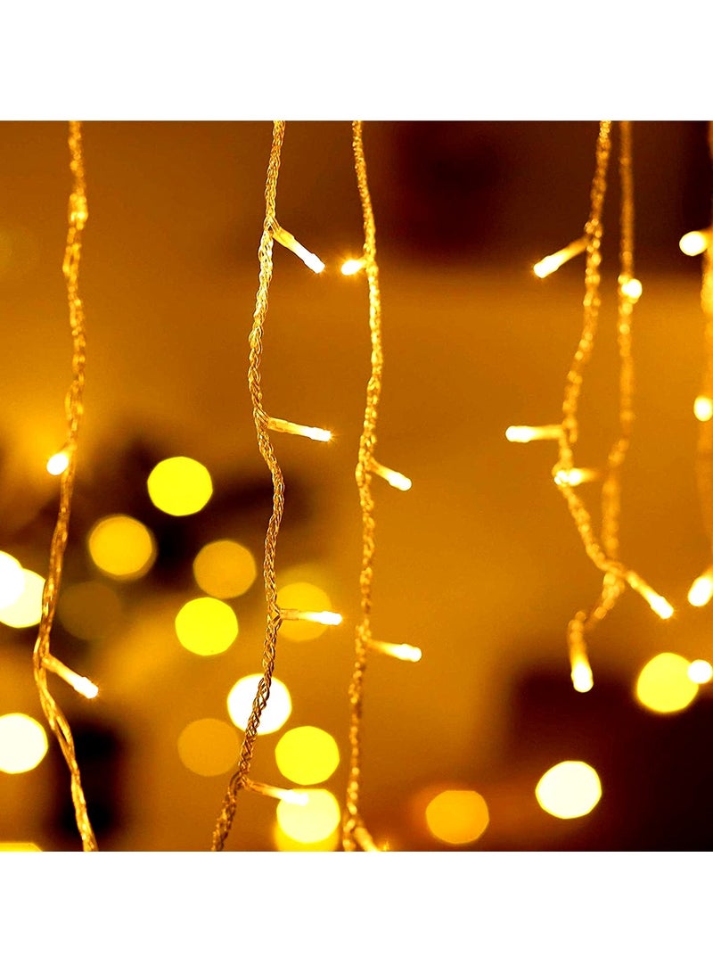 zayo LED Icicle Light Warm White 3 Meter x 50 Centimer - Image 2