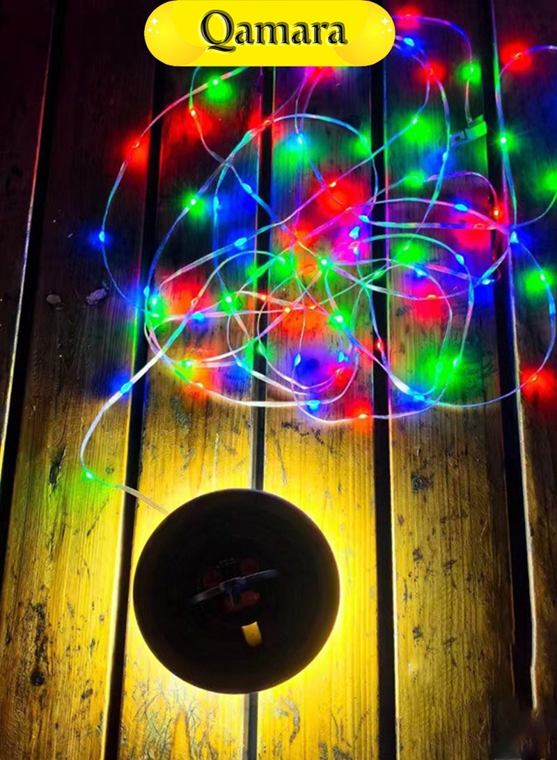QAMARA LED strip lights with portable, fast storage, can be used outdoors or indoors to enhance the ambiance at night. - Image 1