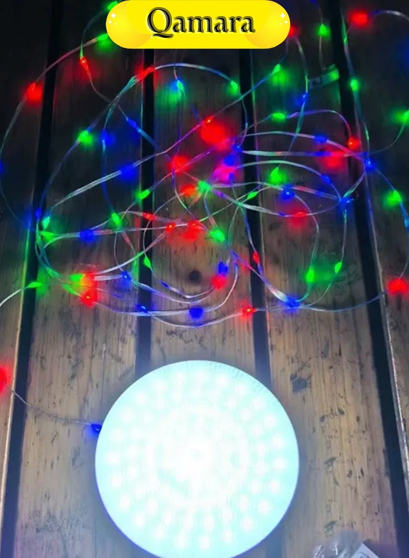 QAMARA LED strip lights with portable, fast storage, can be used outdoors or indoors to enhance the ambiance at night. - Image 2