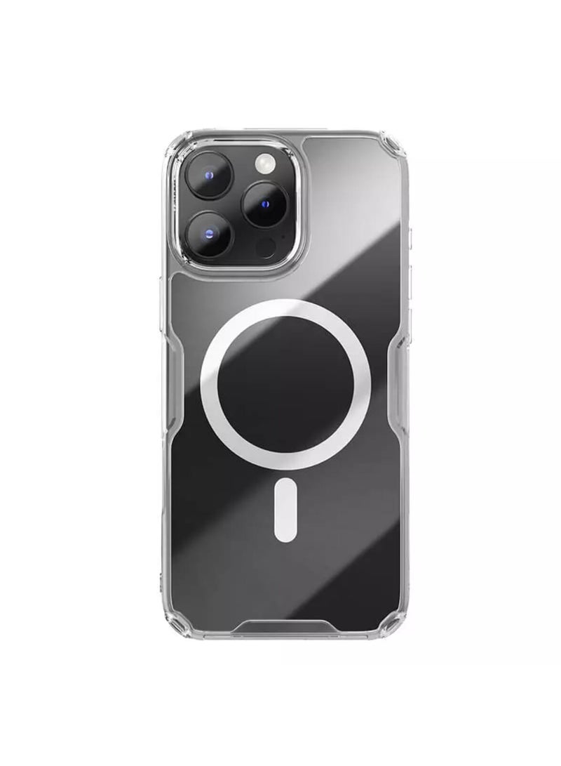 Nillkin Nillkin High Quality Nature TPU Pro Magnetic Case For Apple iPhone 16 Pro Max Clear  - Image 1