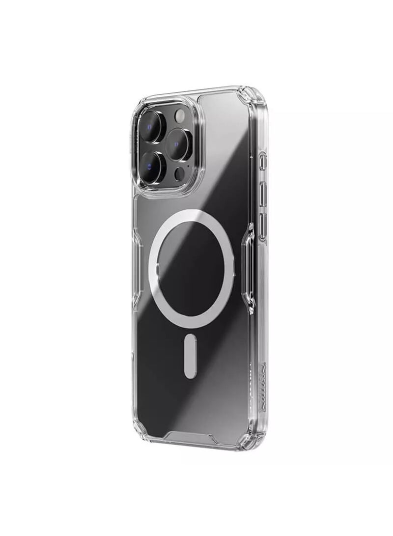 Nillkin Nillkin High Quality Nature TPU Pro Magnetic Case For Apple iPhone 16 Pro Max Clear  - Image 4