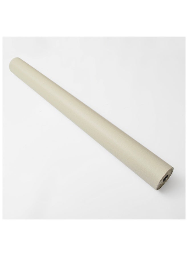 brievo Thick Foam Self-Adhesive Wall Sticker Roll, Beige Fabric Texture, 120cm x 300cm, 1 Roll, Peel & Stick Wallpaper, Waterproof & Oil-Resistant for Bedroom, Living Room, Kitchen, Bathroom - Image 2