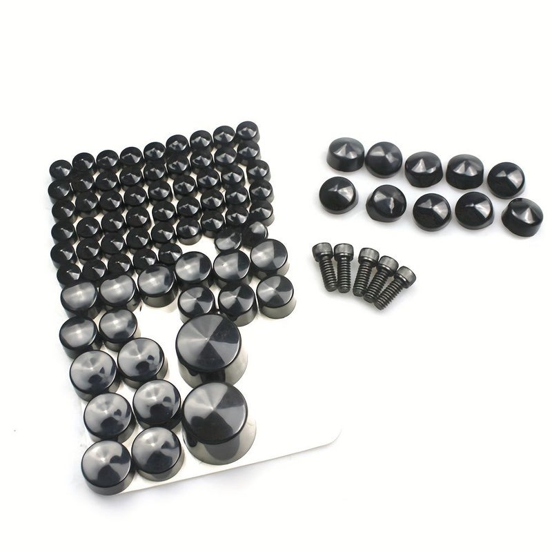Motorcycle Chrome Screw Cap Bolt Toppers Frame Nut Cover For Softail Twin Cam 2007 Up - Image 2