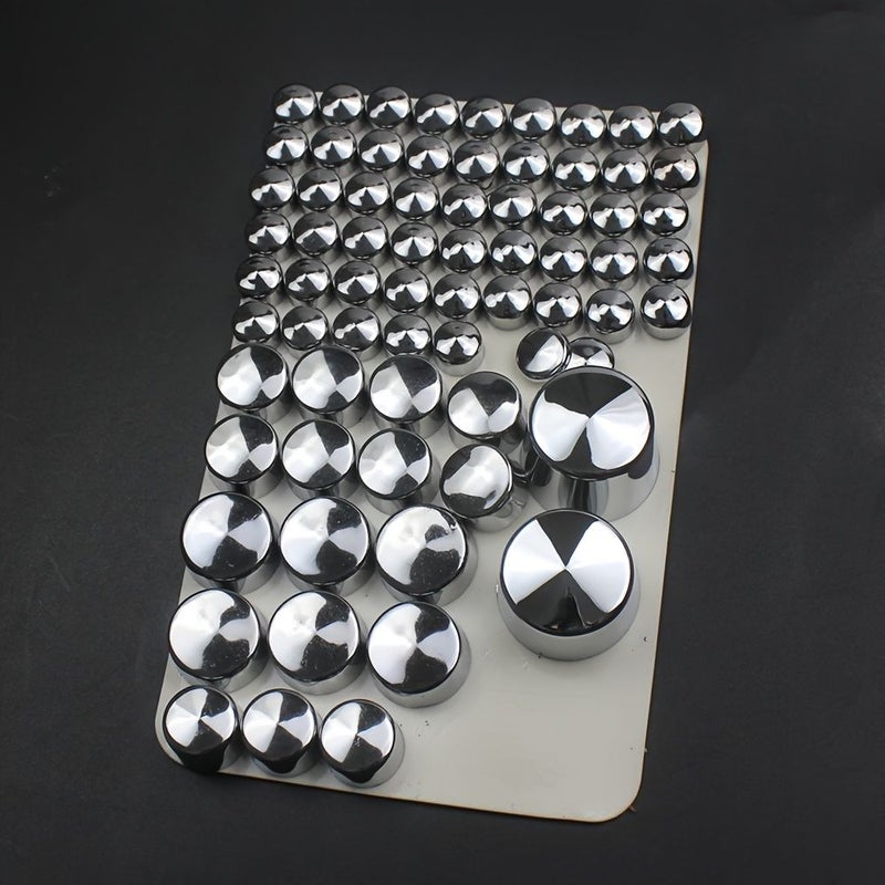 Motorcycle Chrome Screw Cap Bolt Toppers Frame Nut Cover For Softail Twin Cam 2007 Up - Image 4