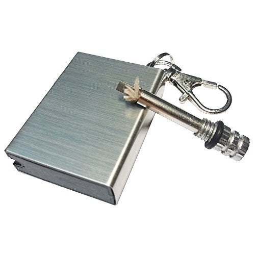 Yuauy 20 Pcs Emergency Hiking Survival Camping Fire Starter Flint Metal Match Lighter Matchbox Fire Starter for Camping Outdoor - Image 3