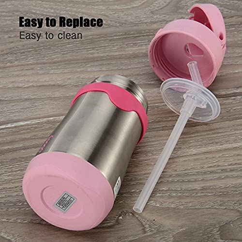 Greant 2 PCS Replacement Straws compatible with THERMOS FOOGO 10 OZ Bottles (Model BS535), Replacement Parts compatible with FOOGO 10 oz, Included 4 PCS Straws - Image 3