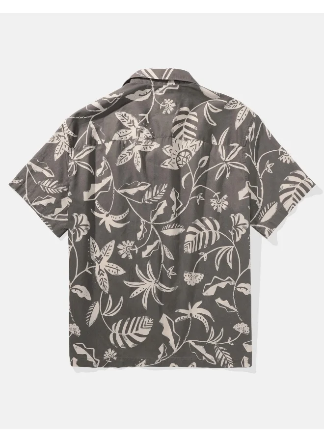 امريكان ايجل Floral Print Regular Fit Print Poolside Shirt