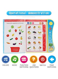 MOXO Sound Board Book for Kids Interactive Children's Sound Book with Learning Pen Parentchild Interaction Fun Educational Toys for 3 Years  - Image 2
