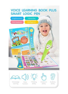 MOXO Sound Board Book for Kids Interactive Children's Sound Book with Learning Pen Parentchild Interaction Fun Educational Toys for 3 Years  - Image 5
