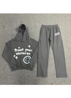 Generic Broken Planet Hoodie Foam Print Casual Suit TZ  - Image 4