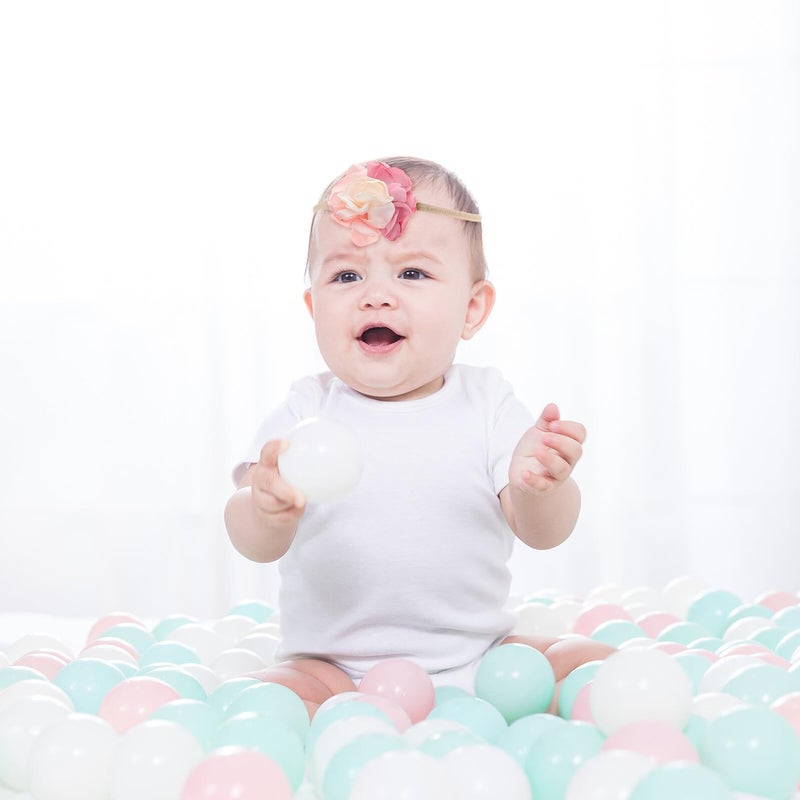 10Pcs Floral Headband Set For Newborn Baby Photo Shoot Props Soft Headwear - Image 4