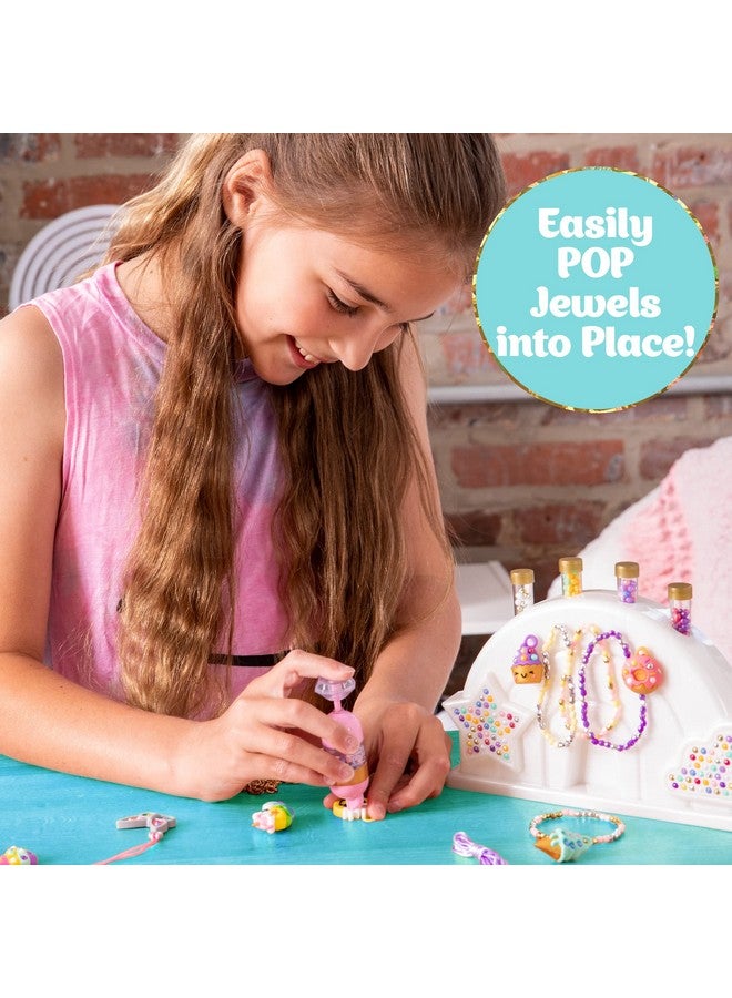 Just My Style Glitzy Pop Jewel Pen Sparkling Charm Studio Gem Your Own Accessories Gemming Kit For Diy Jewelry Charms Great Girl’S Night Activity Or Birthday Party For Kids Ages 6 7 8 9 - Image 4