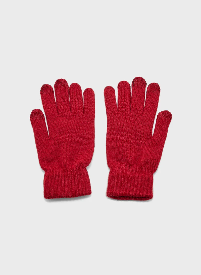 ELLA 3 Pack Winter Pompom Beanie ,Scarve & Glove Set