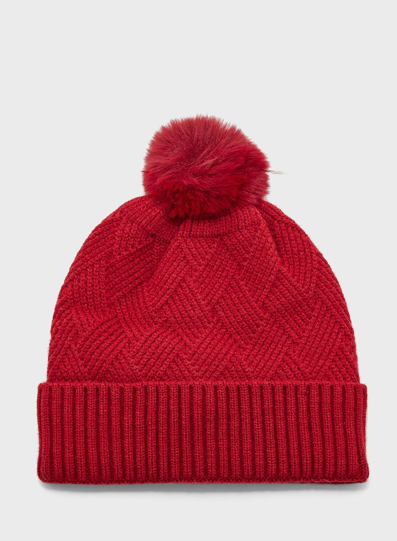 ELLA 3 Pack Winter Pompom Beanie ,Scarve & Glove Set - Image 2