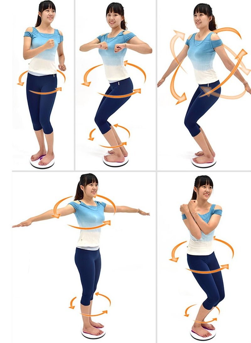 ISHWAZ Twisting Board For Waist Exercise, For Efficiently Burning Fat Slimming Exercise, Fitness Equipment For Enhancing Waist and Abdominal Strength, Rotating Board For Foot Massage Relaxation - Image 3