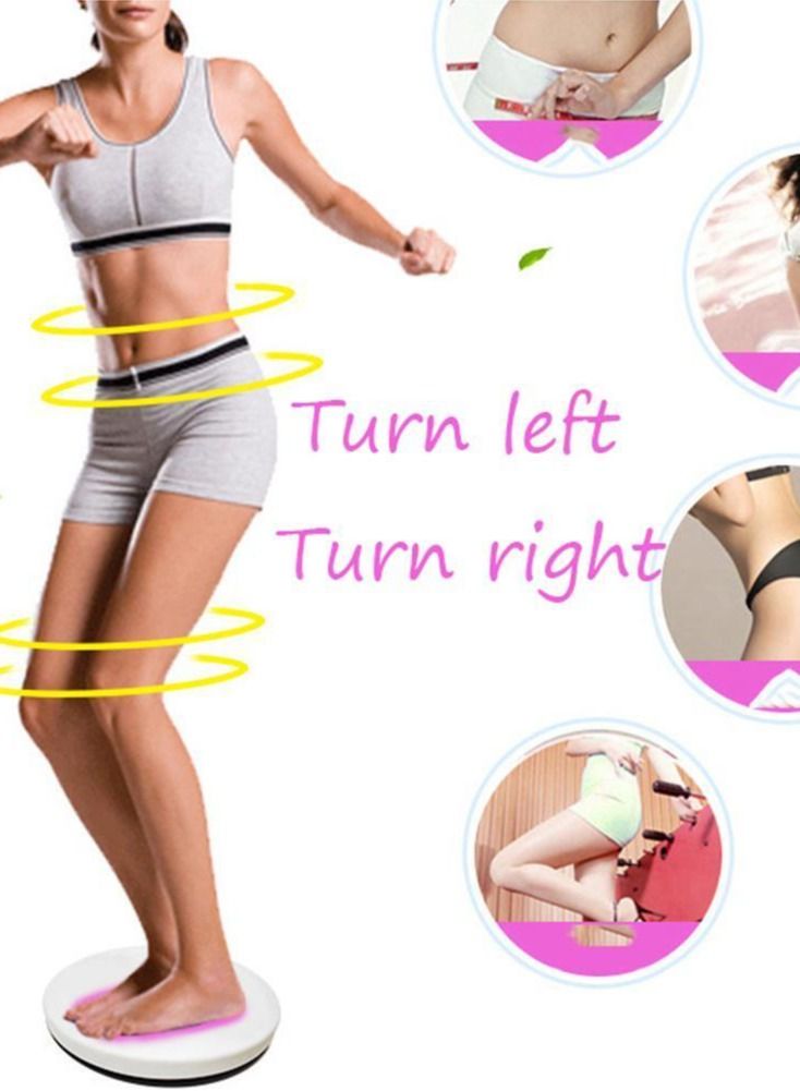 ISHWAZ Twisting Board For Waist Exercise, For Efficiently Burning Fat Slimming Exercise, Fitness Equipment For Enhancing Waist and Abdominal Strength, Rotating Board For Foot Massage Relaxation - Image 2