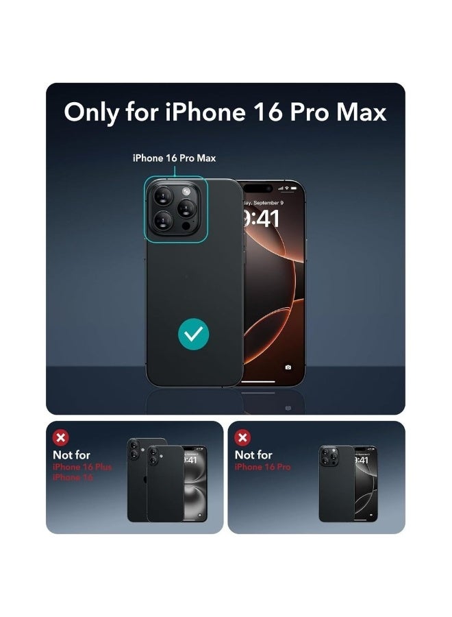 For IPhone 16 Pro Max Case Compatible With MagSafe Built-in Stash Stand Phone Case -Grade Protective Case Scratch-Resistant Back Cover Classic Series Clear - Image 2