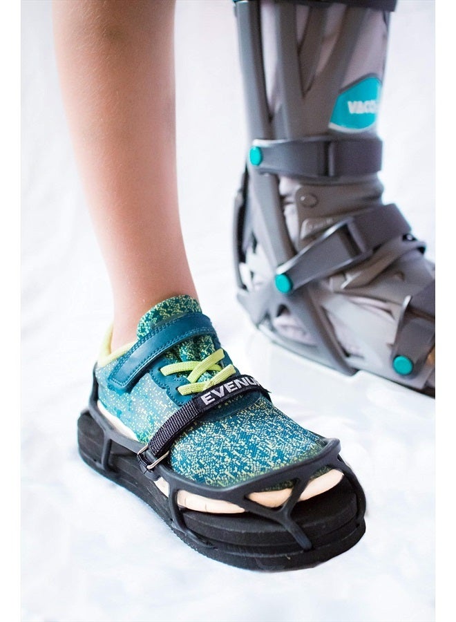 EVENup The Authentic Shoe Balancer Size X-Large for use with Walking Boot or Leg Length Discrepancy. Improves Your gait Using a Variety of Height adjustments. Black - Image 5
