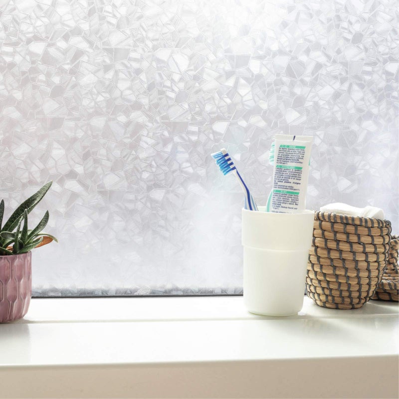 d-c-fix 346-0166 Self-Adhesive Privacy Glass Window Film, Splinter, 17" x 78" Roll - Image 2