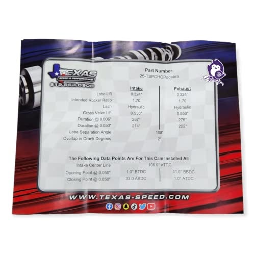 Dynosty Texas Speed TSP Chopacabra Truck Cam Kit with Camshaft, Beehive Springs, Seals, Pushrods and Install Kit LS 4.8 5.3 6.0 6.2 (Cam Kit with 7.400" Stock Replacement Pushrods) - Image 3