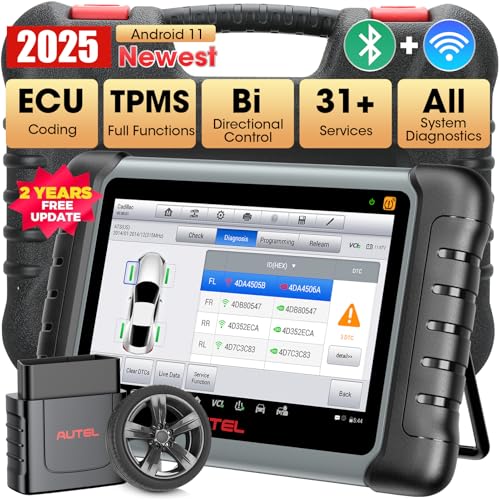 Autel MaxiPRO MP808S-TS Scanner, 2025 Bidirectional Control Scan Tool, 2-Year Free Updated, Full TPMS, ECU Coding Same as MP808BT Pro/MS906TS/MS906 Pro-TS, 31+ Services, All-System Scan & FCA AutoAuth - Image 1