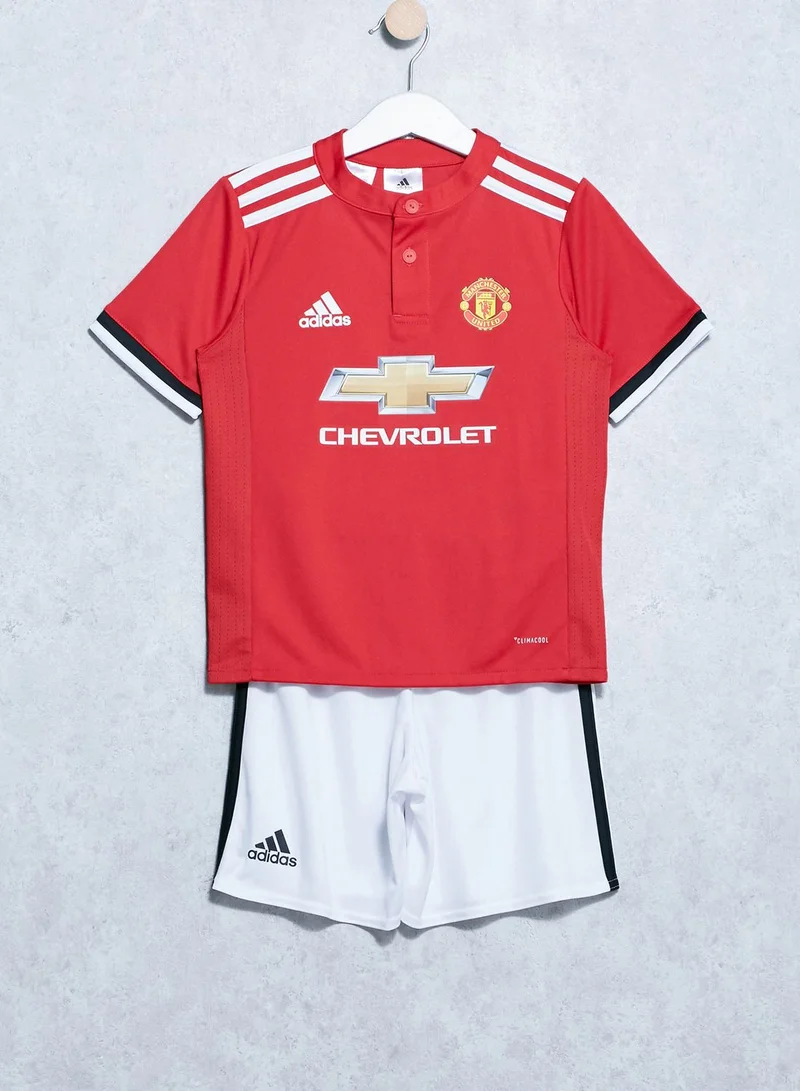 Adidas Kids Manchester United 17/18 Home Mini Kit