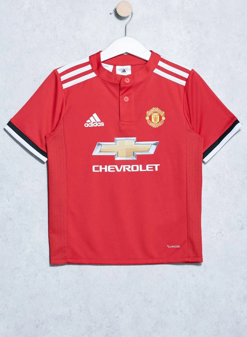 Adidas Kids Manchester United 17/18 Home Mini Kit